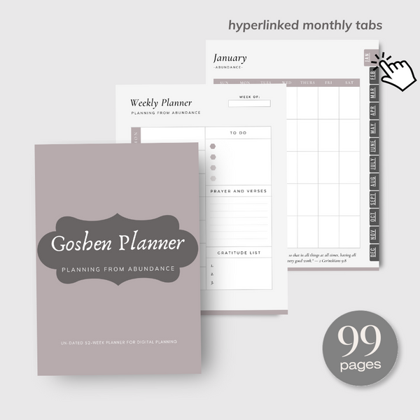 Weekly Christian Planner